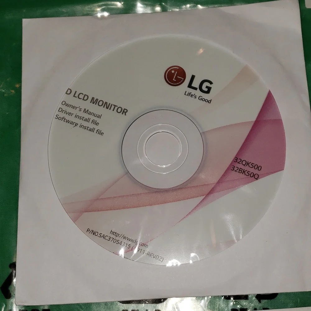 LG Monitor Manuals Software CD and Pro HDMI Cable New